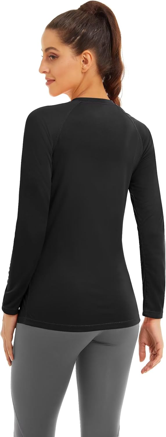 Boladeci Women's Sun Shirts UPF 50+ UV Protection Rash Guard Long Sleeve Swim Shirts Quick Dry Lightweight Workout Tops