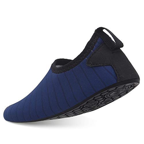 Stripe Navy Kids Water Barefoot Beach Socks