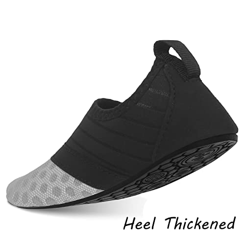 Black & Gray Kids Water Barefoot Beach Socks