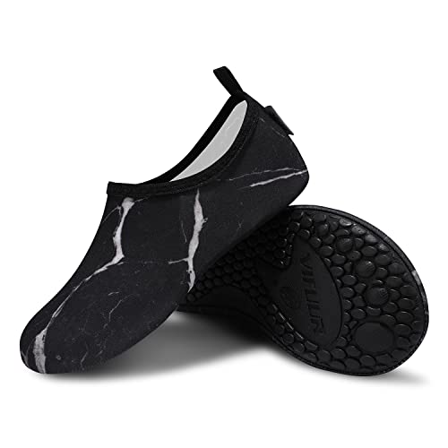 Marble Black Unisex Water Sports Beach Sand Socks