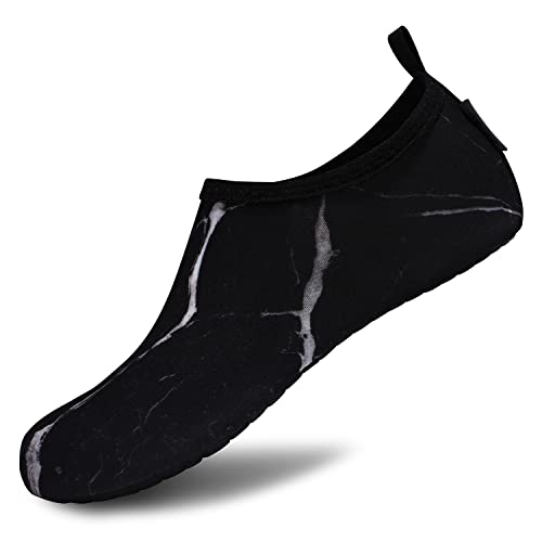 Marble Black Unisex Water Sports Beach Sand Socks