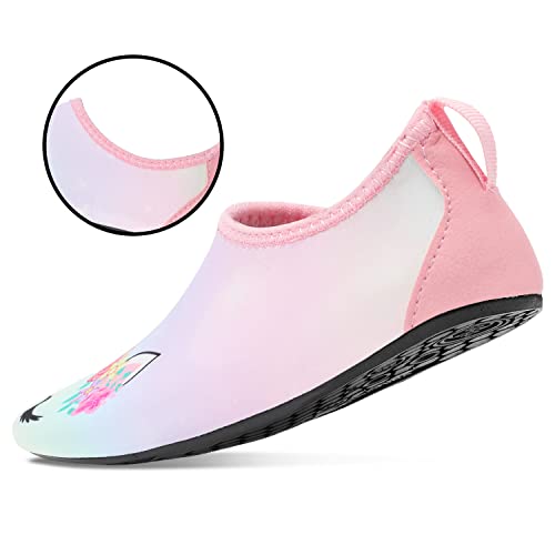 Cute Unicorn Girls Water Barefoot Beach Socks