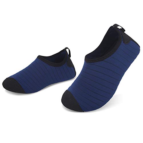 Stripe Navy Kids Water Barefoot Beach Socks