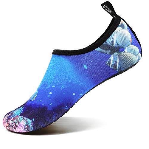 Blue Coral Fish Unisex Water Sports Beach Sand Socks