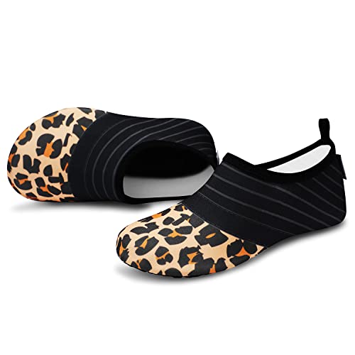 Splice Orange Leopard Unisex Water Sports Beach Sand Socks