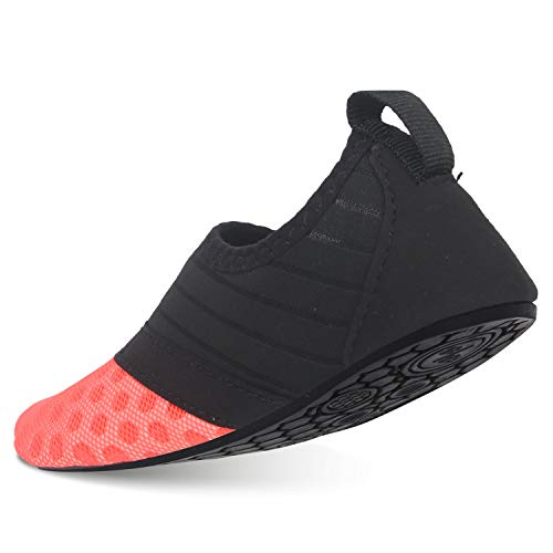 Black & Pink Kids Water Barefoot Beach Socks