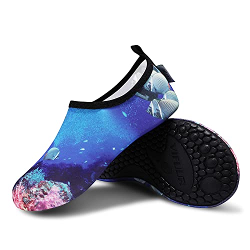 Blue Coral Fish Unisex Water Sports Beach Sand Socks