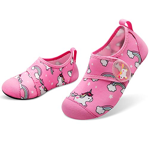 Unicorn Pink Kids Water Barefoot Beach Socks