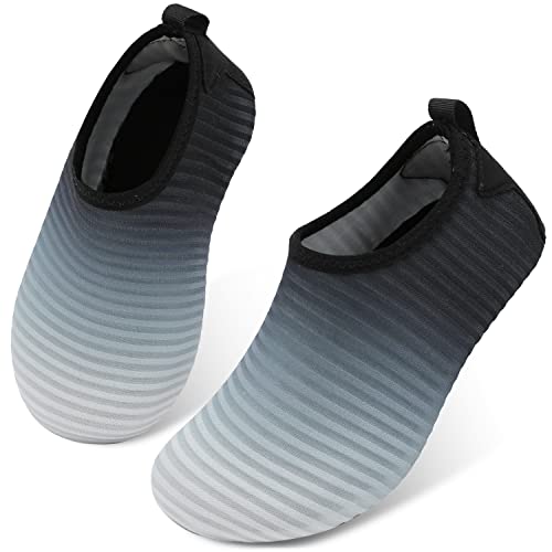 Black Gradient Kids Water Barefoot Beach Socks