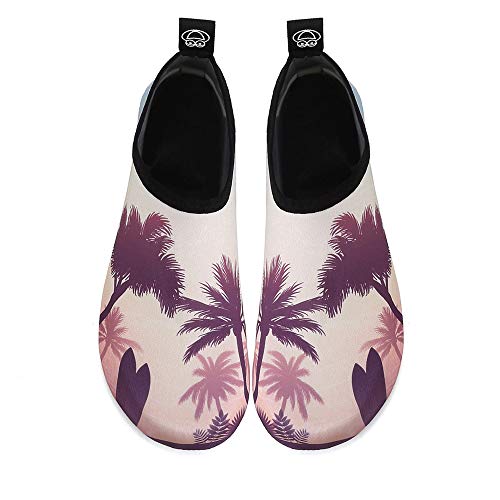 Coconut Tree Unisex Barefoot Beach Sand Socks