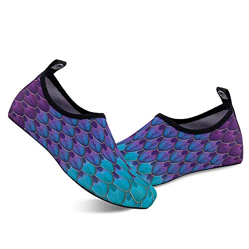 Dark Blue Mermaid Unisex Barefoot Beach Sand Socks