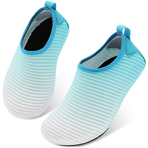 Blue Gradient Kids Water Barefoot Beach Socks