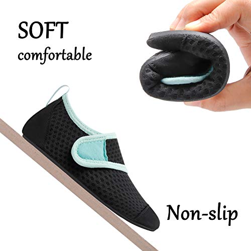 Black Light Blue Kids Water Barefoot Beach Socks