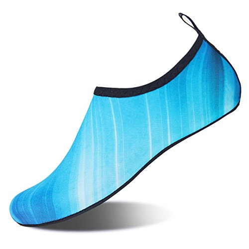 Blue Gradient Unisex Barefoot Beach Sand Socks