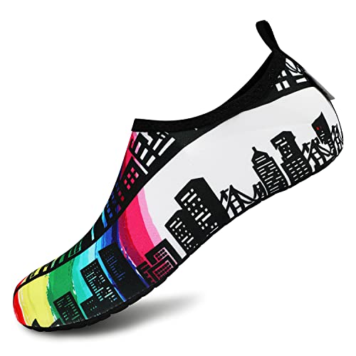 Painting Rainbow City Unisex Water Sports Beach Sand Socks