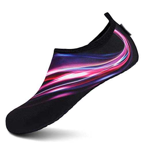 Purple Red Aperture Unisex Water Sports Beach Sand Socks