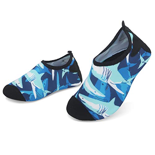 Shark Blue Kids Water Barefoot Beach Socks