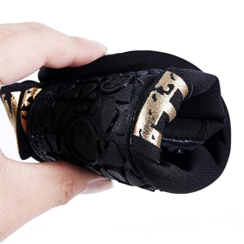 Gold Love Black Unisex Barefoot Beach Sand Socks