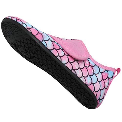 Mermaid Pink Kids Water Barefoot Beach Socks