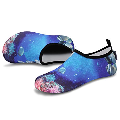 Blue Coral Fish Unisex Water Sports Beach Sand Socks