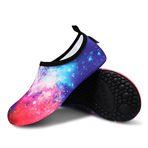 Starry Red Galaxy Unisex Water Sports Beach Sand Socks