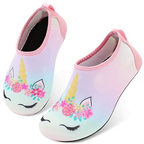 Cute Unicorn Girls Water Barefoot Beach Socks