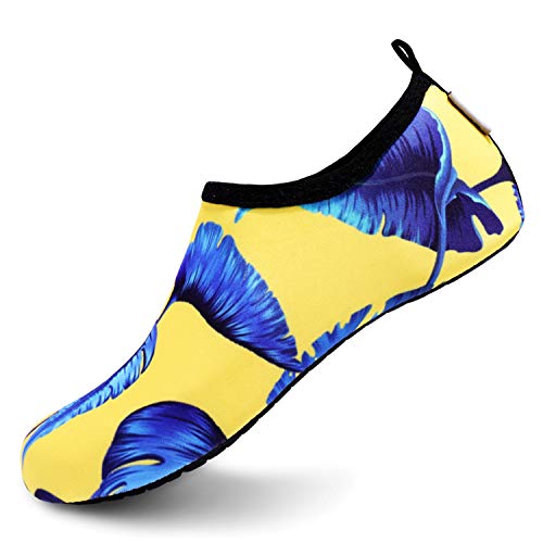 Blue Leaf Unisex Water Sports Beach Sand Socks