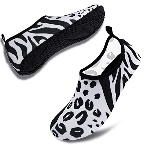 Leopard White Unisex Water Sports Beach Sand Socks