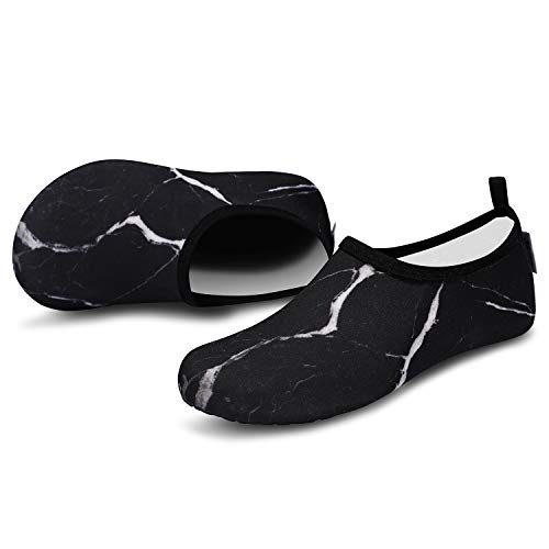 Marble Black Unisex Water Sports Beach Sand Socks