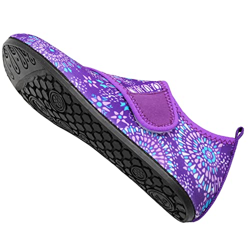 Purple Kids Water Barefoot Beach Socks