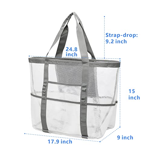 Foldable Mesh Beach Bag