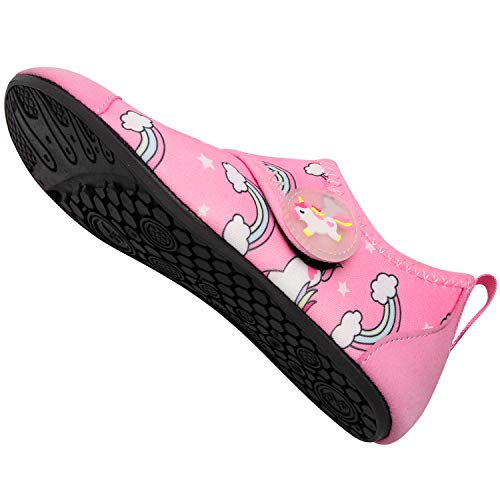 Unicorn Pink Kids Water Barefoot Beach Socks