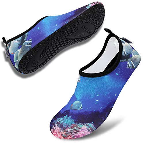 Blue Coral Fish Unisex Water Sports Beach Sand Socks