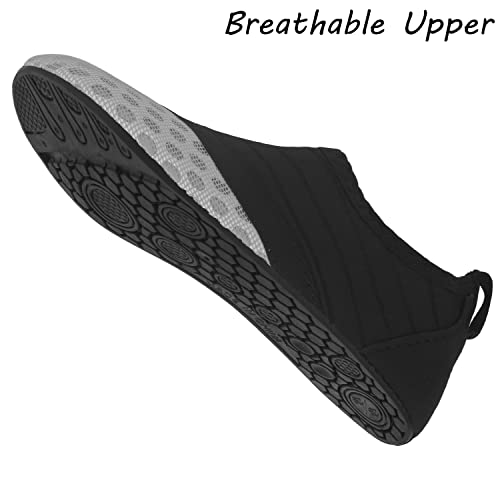 Black & Gray Kids Water Barefoot Beach Socks