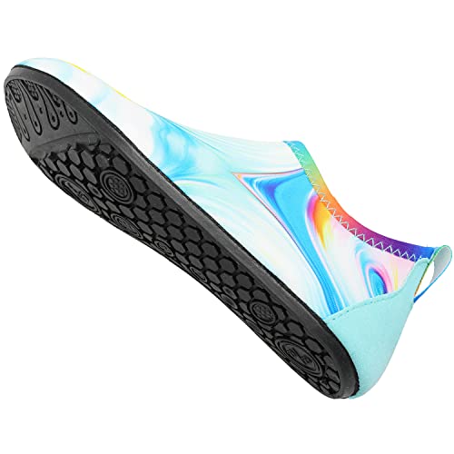 Blue Colorful Kids Water Barefoot Beach Socks