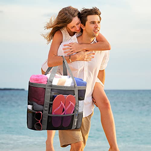 Foldable Mesh Beach Bag