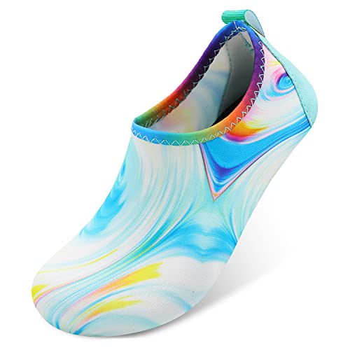 Blue Colorful Kids Water Barefoot Beach Socks