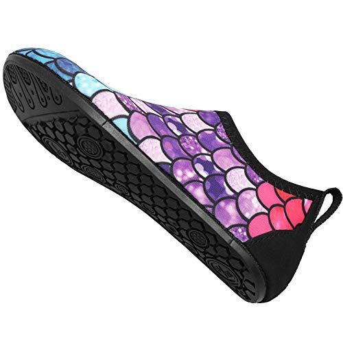 Colorful Mermaid Kids Water Barefoot Beach Socks