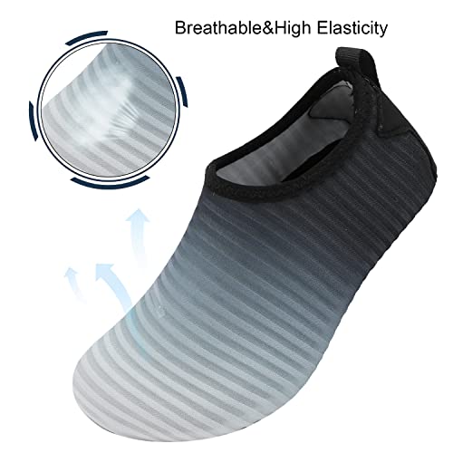 Black Gradient Kids Water Barefoot Beach Socks