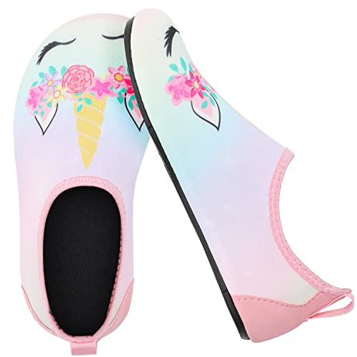 Cute Unicorn Girls Water Barefoot Beach Socks