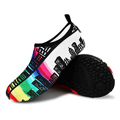Painting Rainbow City Unisex Water Sports Beach Sand Socks