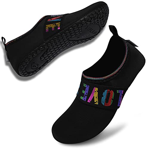 Love Black Unisex Water Sports Beach Sand Socks