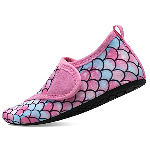 Mermaid Pink Kids Water Barefoot Beach Socks