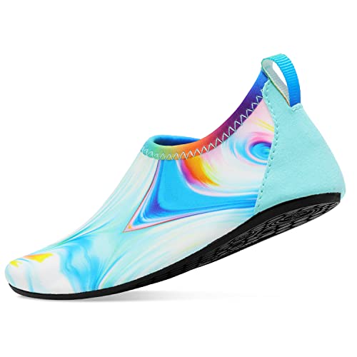 Blue Colorful Kids Water Barefoot Beach Socks