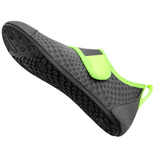 Gray Green Kids Water Barefoot Beach Socks