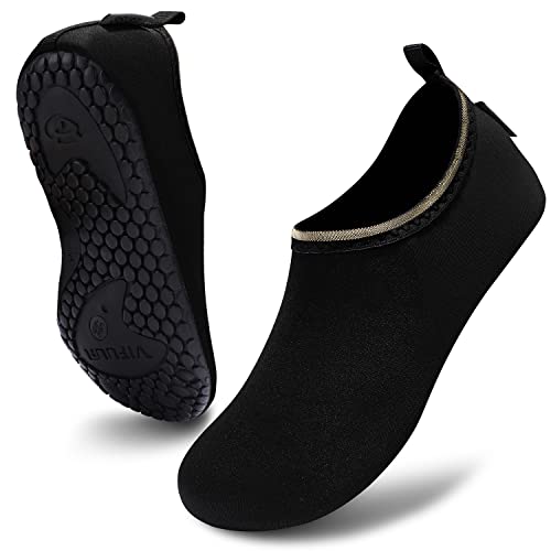 Solid Black Unisex Water Sports Beach Sand Socks