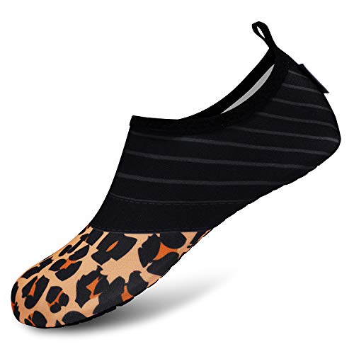 Splice Orange Leopard Unisex Water Sports Beach Sand Socks