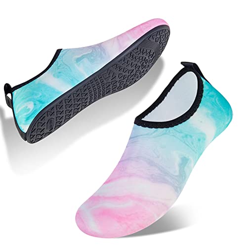Pink Blue Unisex Barefoot Beach Sand Socks