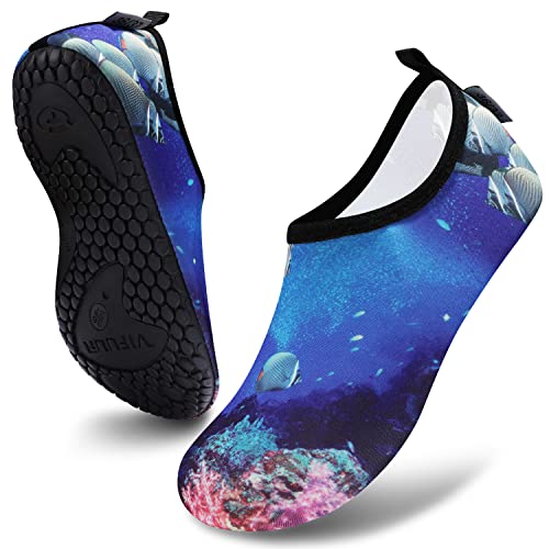 Blue Coral Fish Unisex Water Sports Beach Sand Socks