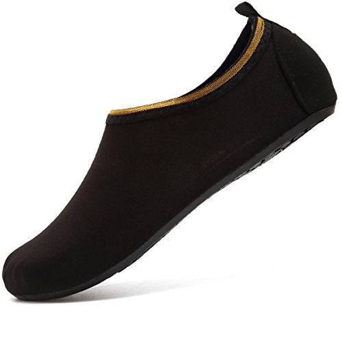 Solid Black Unisex Water Sports Beach Sand Socks